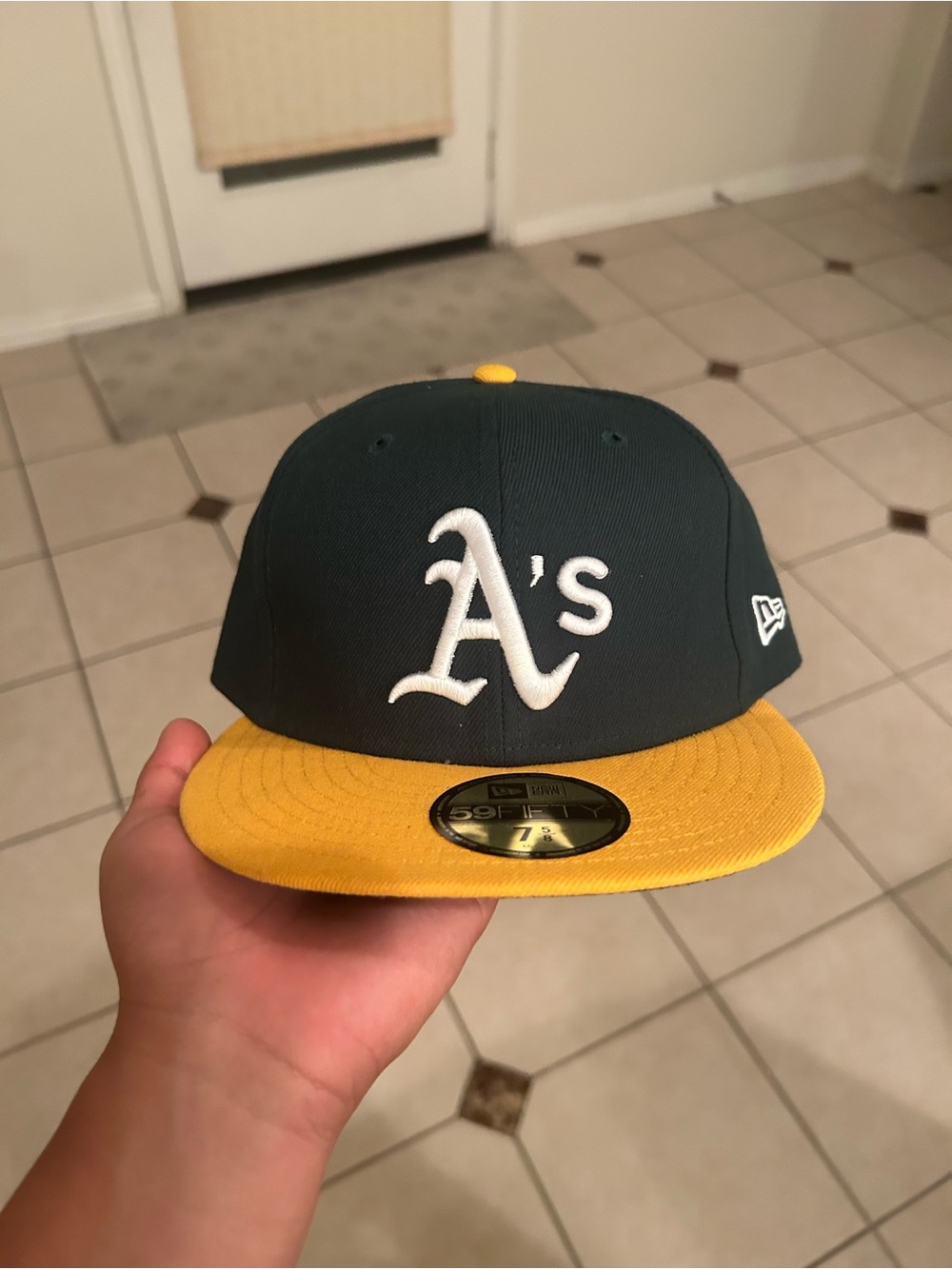 Official New Era Oakland Athletics Fitted Cap 7 5/8